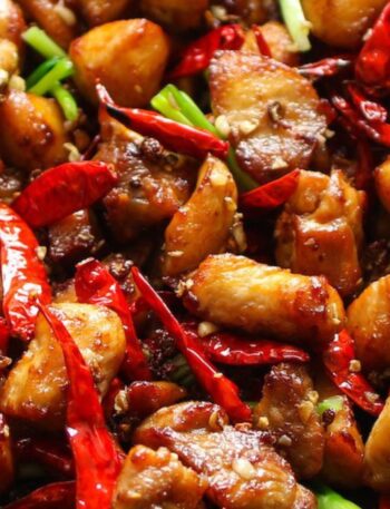 Spicy Szechuan chicken