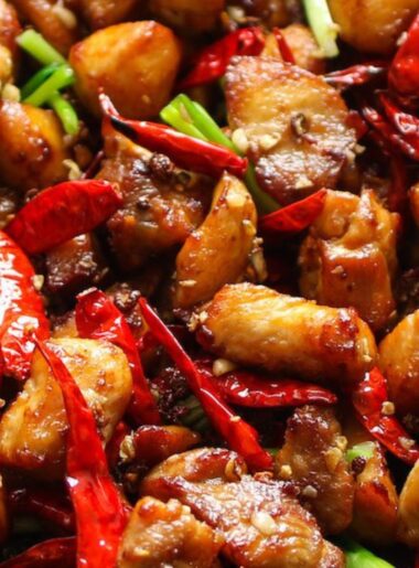 Spicy Szechuan chicken